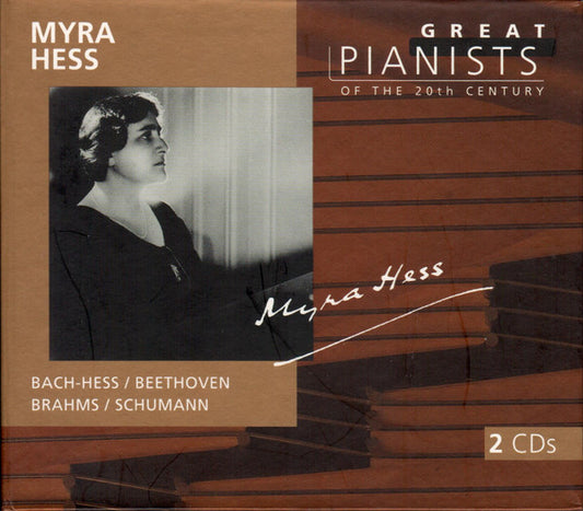 HESS, MYRA - GREAT PIANISTS OF THE 20TH CENTURY - CD