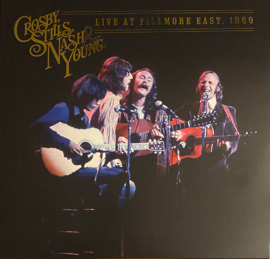 CROSBY STILLS NASH & YOUNG - LIVE AT FILLMORE EAST 1969 : BLACK 2LP - LP