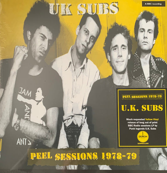 UK SUBS - PEEL SESSIONS : YELLOW VINYL - LP
