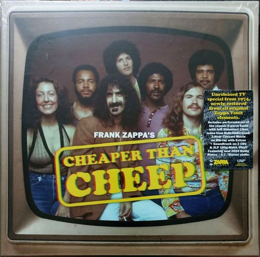 ZAPPA, FRANK - CHEAPER THAN CHEEP : 3LP + 2CD + BR - LP