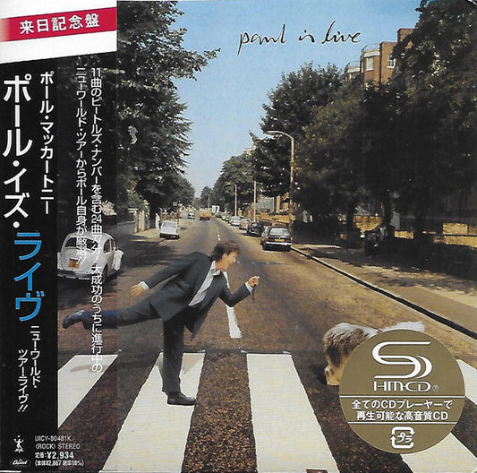 MCCARTNEY, PAUL - PAUL IS LIVE : CARD REPLICA SLEEVE - CD