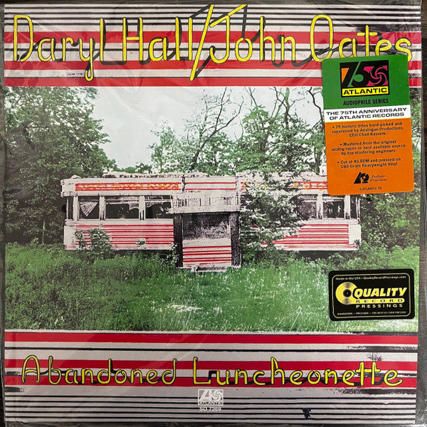 HALL, DARYL & JOHN OATES - ABANDONED LUNCHEONETTE: ATLANTIC 75 - LP