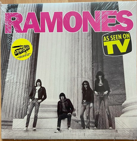 RAMONES - AS SEEN ON TV : PINK MARBLED VINYL - LP