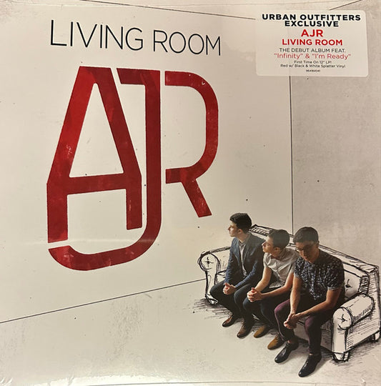 AJR - LIVING ROOM: BONE/BLACK SPLATTER VINYL - LP