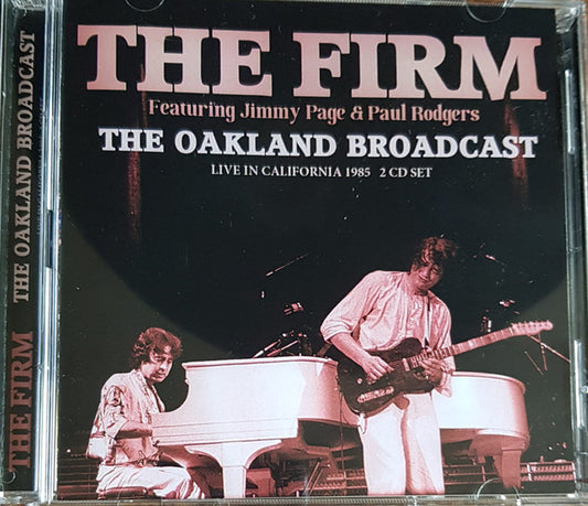 FIRM - OAKLAND BROADCAST: 2CD SET - CD
