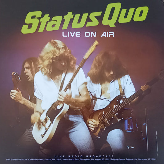 STATUS QUO - LIVE ON AIR: 180 GRAM - LP