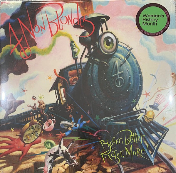 4 NON BLONDES - BIGGER BETTER FASTER MORE! : RED VINYL - LP