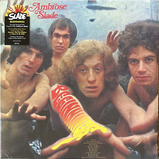 SLADE - BEGINNINGS : YELLOW & RED SPLATTER VINYL - LP