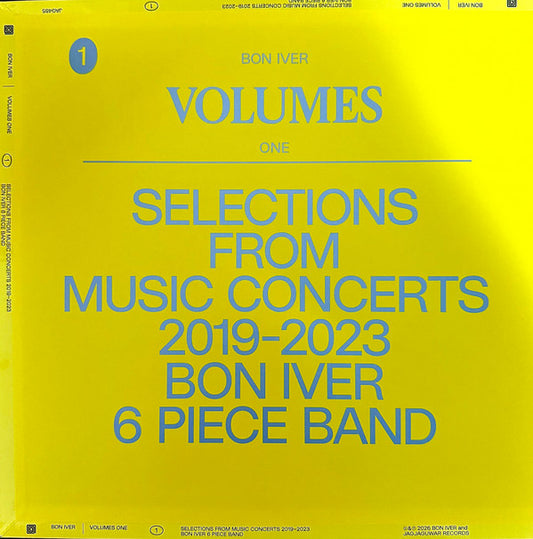 BON IVER - VOLUMES: ONE - LP
