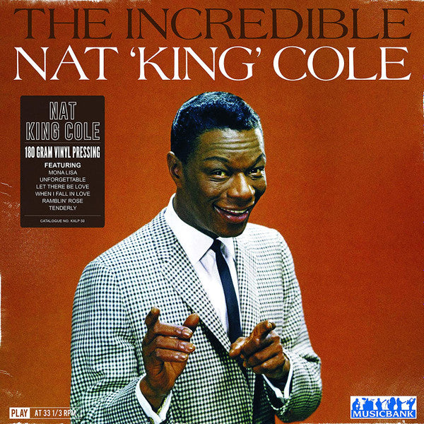 COLE, NAT 'KING' - INCREDIBLE: 180GRAM - LP