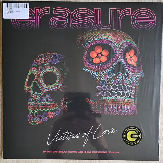 ERASURE - VICTIMS OF LOVE : YELLOW VINYL - LP