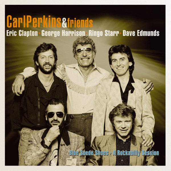 PERKINS, CARL & FRIENDS - BLUE SUEDE SHOES (1985) : 12" LP - LP