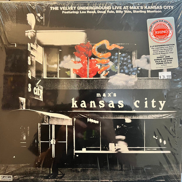 VELVET UNDERGROUND - LIVE AT MAX'S KANSAS CITY : COLOURED 2LP - LP
