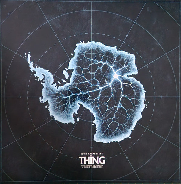 THING (1982) - SOUNDTRACK : BLUE HAZE WITH WHITE - LP