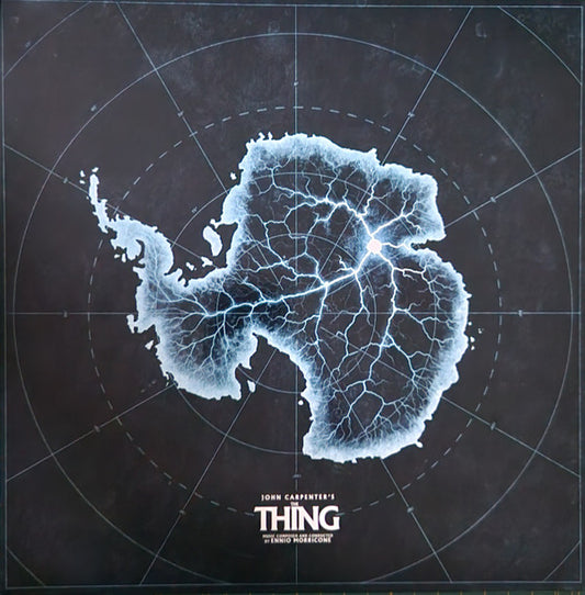 THING (1982) - SOUNDTRACK : BLUE HAZE WITH WHITE - LP