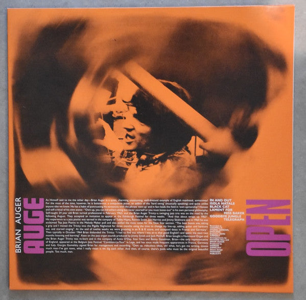AUGER, BRIAN / JULIE DRISCOLL - OPEN : 2025 REISSUE - LP