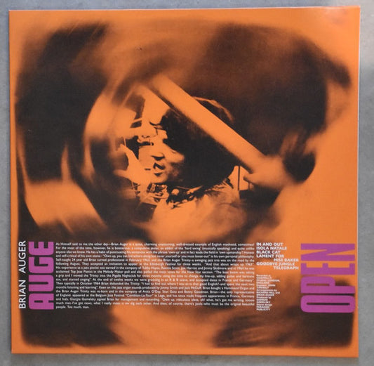 AUGER, BRIAN / JULIE DRISCOLL - OPEN : 2025 REISSUE - LP