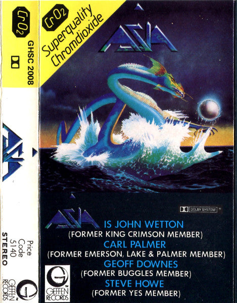 ASIA - ASIA (1982 DEBUT) CASSETTE - CS