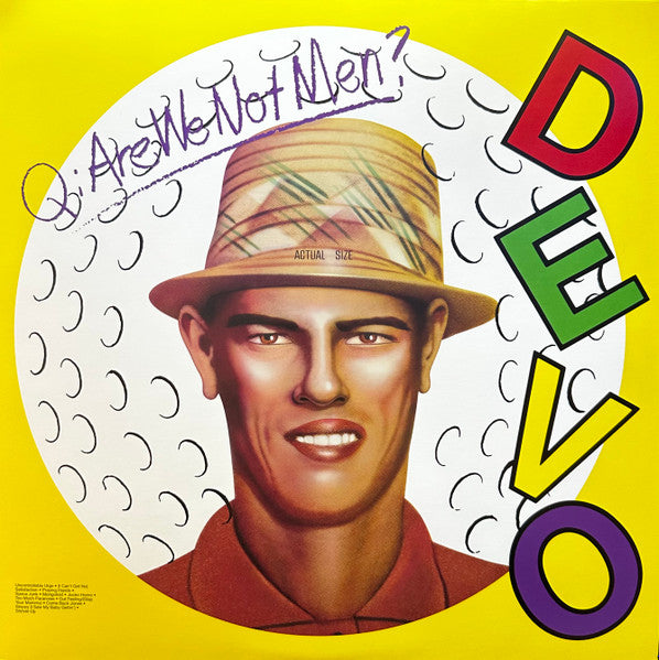 DEVO - Q : ARE WE NOT MEN? A : WE ... : WHITE - LP