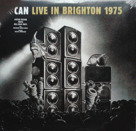 CAN - LIVE IN BRIGHTON 1975 : 3LP INCA GOLD - LP