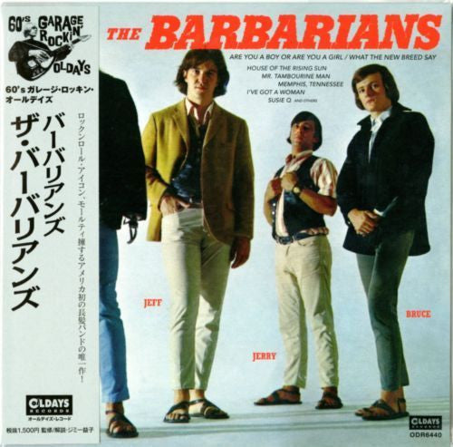 BARBARIANS - BARBARIANS + 3 : JAPANESE CARD SLEEVE - CD