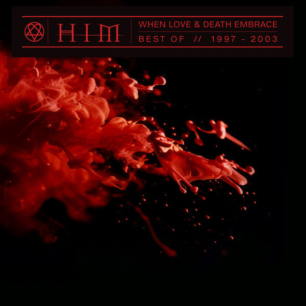 HIM - WHEN LOVE & DEATH EMBRACE : WHITE 2LP - LP