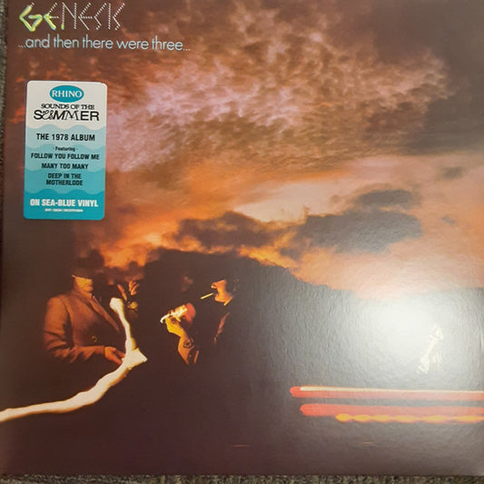 GENESIS - AND THEN THERE WERE THREE : SEA BLUE - LP