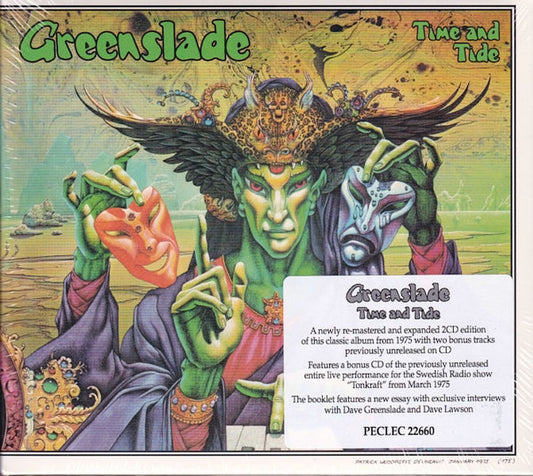 GREENSLADE - TIME AND TIDE: EXPANDED & REMASTERED 2CD - CD