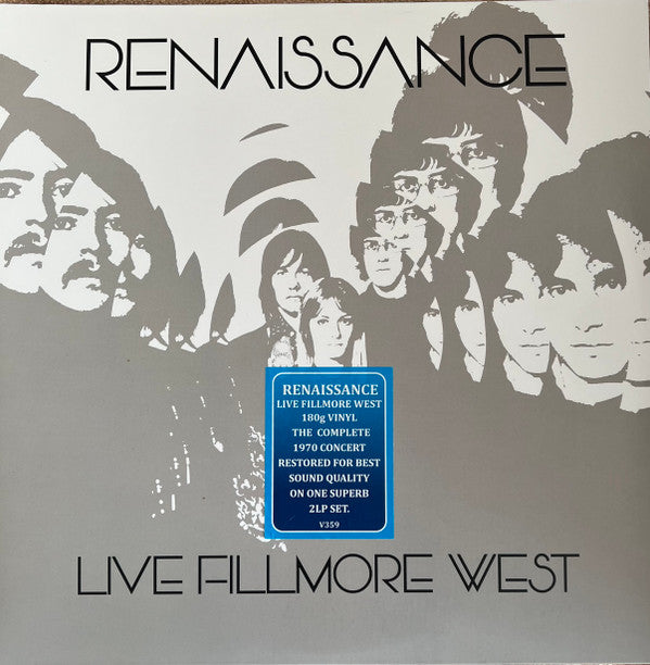 RENAISSANCE - LIVE FILLMORE WEST : 2LP SET 180G VINYL - LP