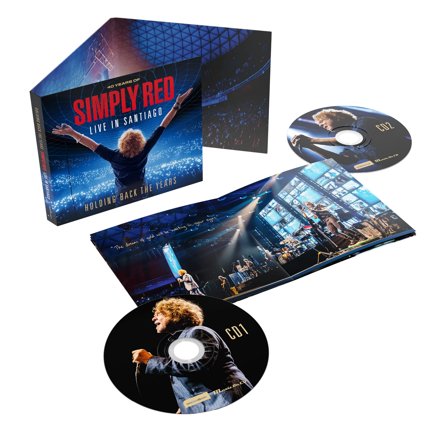SIMPLY RED - HOLDING BACK THE YEARS: LIVE IN SANTIAGO - CD