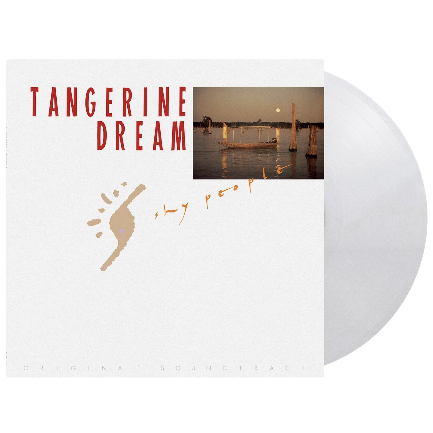 TANGERINE DREAM - SHY PEOPLE : WHITE MARBLE - LP