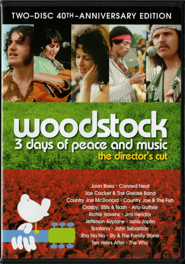 WOODSTOCK : 3 DAYS OF PEACE & MUSIC - FILM : DIRECTOR'S CUT (2DVD) - DVD