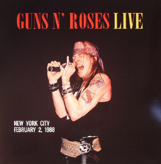 GUNS N' ROSES - LIVE IN NEW YORK CITY 1988: YELLOW VINYL - LP