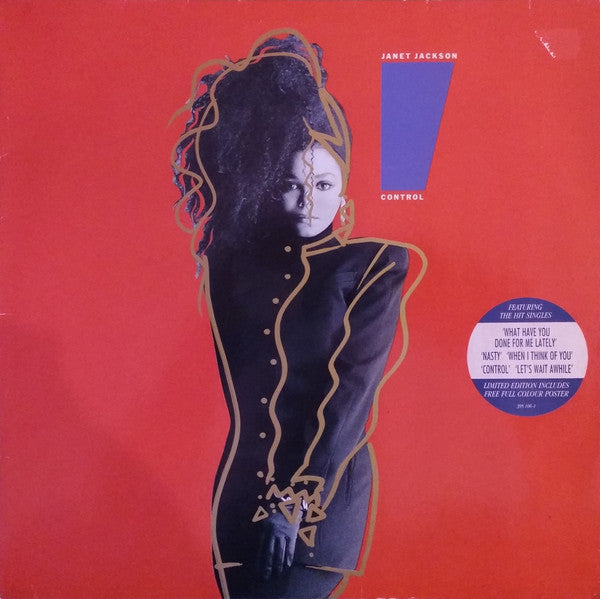 JACKSON, JANET - CONTROL (GERMAN PRESS) - LP