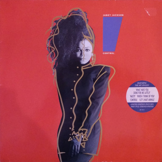 JACKSON, JANET - CONTROL (GERMAN PRESS) - LP