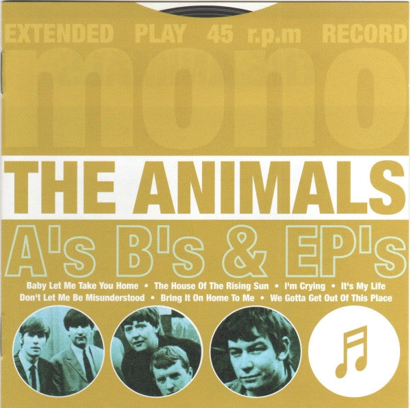 ANIMALS - A'S B'S & EP'S : IN MONO - CD