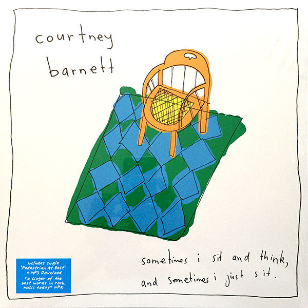 BARNETT, COURTNEY - SOMETIMES I SIT & THINK ... : BLACK - LP