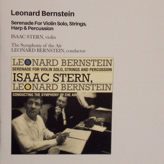 BERNSTEIN, LEONARD - SERENADE FOR VIOLIN SOLO, STRINGS, HARP - CD
