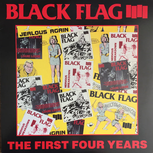 BLACK FLAG - FIRST FOUR YEARS : SINGLES - LP