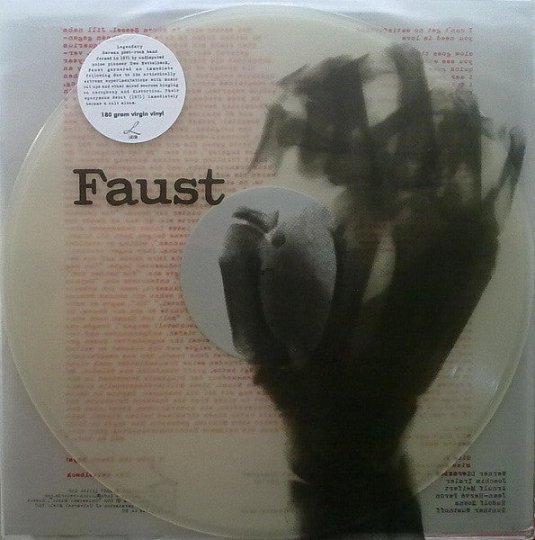 FAUST - FAUST : CLEAR VINYL - LP