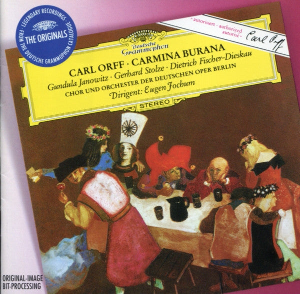 ORFF, CARL / EUGEN JOCHUM - CARMINA BURANA: SPEAKERS CORNER ANALOGUE - LP