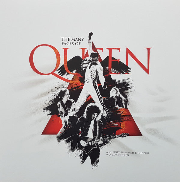 QUEEN / VARIOUS - MANY FACES OF QUEEN : 2LP RED COLOURED - LP