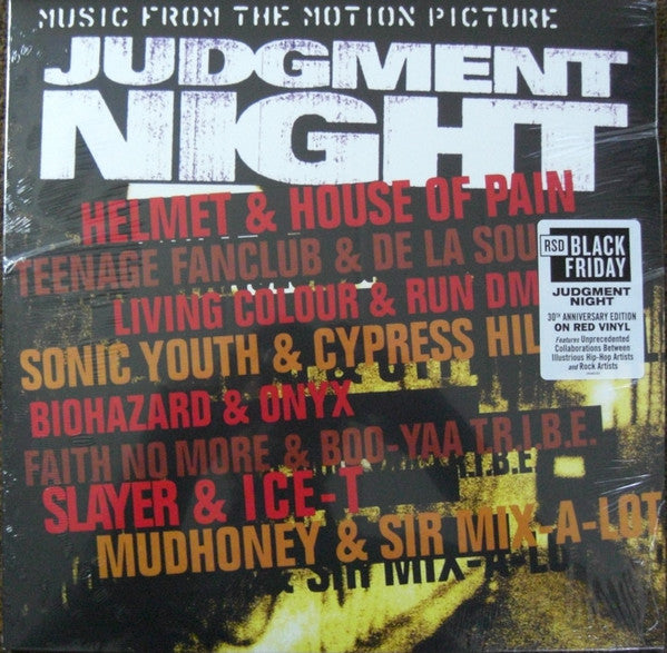 JUDGMENT NIGHT - SOUNDTRACK: RED VINYL - LP