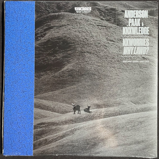 NXWORRIES - WHY LAWD? : GOLD & BLUE SPLATTER - LP