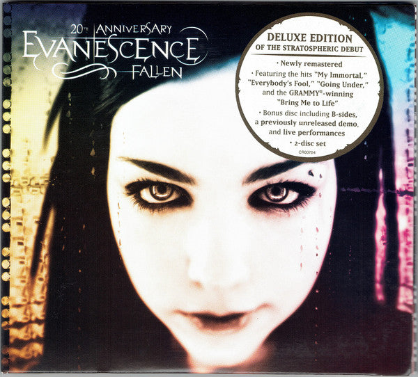 EVANESCENCE - FALLEN : 20TH ANNIVERSARY EDITION (2CD) - CD – Red Eye ...