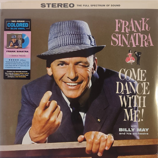 SINATRA, FRANK - COME DANCE WITH ME + 4: BLUE VINYL - LP