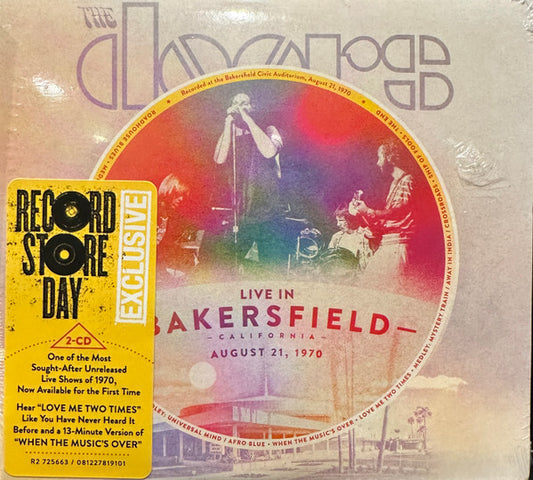 DOORS - LIVE IN BAKERSFIELD AUGUST 21 1970: 2CD - CD