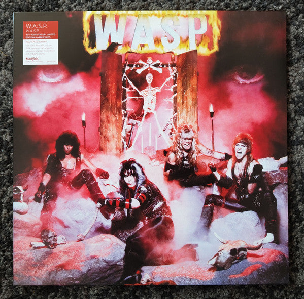 W.A.S.P. - W.A.S.P. : RED/BLACK MARBLE 40TH ANNIV. - LP