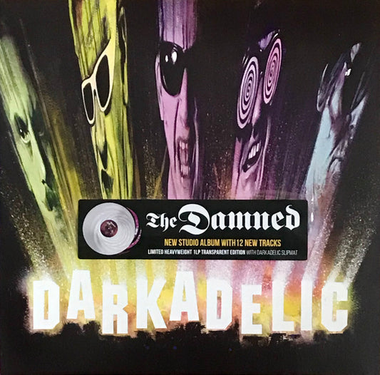 DAMNED - DARKADELIC : TRANSPARENT VINYL + SLIPMAT - LP
