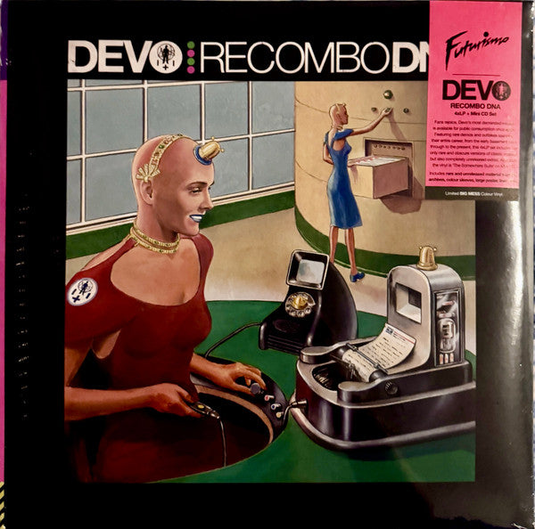 DEVO - RECOMBO DNA : COLOUR 4LP + 3" CD SET - LP